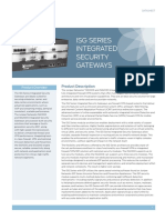 Isg Series Integrated Security Gateways: Product Description