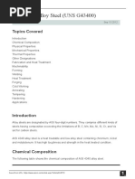 Aisi 4340 Alloy Steel (Uns g43400)