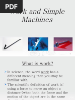 Work and Simple Machines