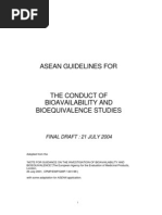 Asean Guidelines For: Final Draft: 21 July 2004