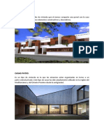 Casas en Hilera y Casas Patio - Arquitectura