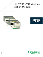 Tesys U Lulc032-033 Modbus Communication Module: User'S Manual