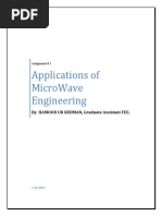 Applications of Microwave Engineering: by Hamood Ur Rehman, Graduate Assistant Fee