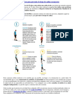 Ejercicios Físicos para Prevenir El Riesgo de Caídas en Mayores