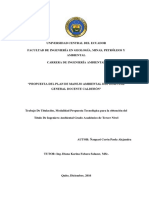 Plan de Manejo Ambiental para El Hospital