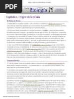 Capítulo 1 Origen de La Celula