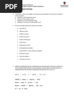 Lista Exercício de Quimica Analitica Qualitativa