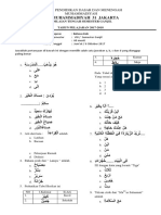 UTS BAHASA Arab KELAS 8 SMP