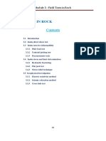 UNIT 4 Field Tests in Rock