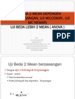 Uji Beda 2 Mean Dependen2x-1