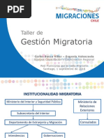 Taller Gestión Migratoria 1 Septiembre 2016 (Red Del Sello Migrante) ...