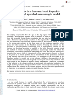 Gas Slip Ow in A Fracture: Local Reynolds Equation and Upscaled Macroscopic Model