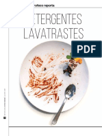 Estudio de Calidad Detergentes Lavatrastes