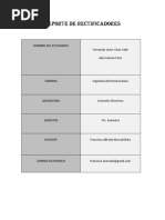 Reporte de Rectificadores