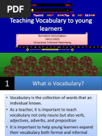 Teaching Vocabulary To Young Learners