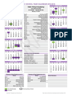 Utva Academic Calendar 18-19