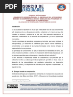 Lineamientos de Aprendizaje Basado en Competencias (Consorcio)