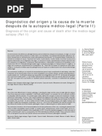 Diagnóstico Del Origen y La Causa de La Muerte II