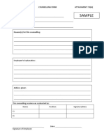 7.9 (A) - Counselling Form PDF