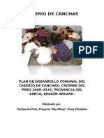 Plan de Desarrollo Comunal - Canchas