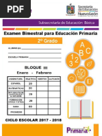 Biii-Examen 2° - 2017-2018