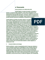 Tipos de Energía en Venezuela