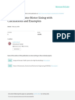 22 Lift and Escalator Motor Sizing