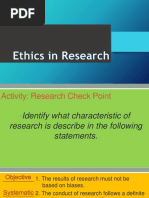 Lesson 5 Ethics in Research