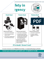 Food Safety in An Emergency