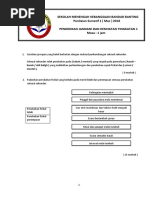 Soalan PJK Tingkatan 1 2017 Ujian Bulanan
