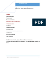 Medición de Los Parámetros de Un Generador Síncrono