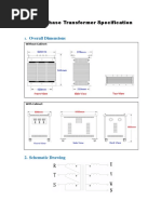 Three-Phase Transformer Specification