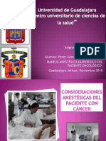 Consideraciones Anestesicas Del Paciente Con Cancer 120918212245 Phpapp01