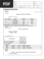 Beam Analysis