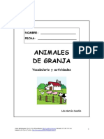 Cuaderno de Actividades - Animales de Granja