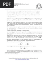 Bmos Mentoring Scheme (Senior Level) December 2012 (Sheet 3) Solutions