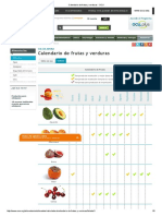 Calendario de Frutas y Verduras - OCU