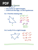 Geometry Unit 3 Right Triangle Trigonometry