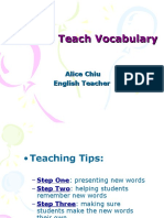 How To Teach Vocabulary