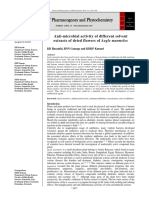 Anti-Microbial Activity of Different Solvent Extracts of Dried Flowers of Aegle Marmelos