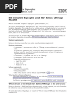 Ibm Infosphere Biginsights Quick Start Edition: VM Image Readme