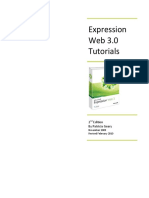 Expression Web 3 Tutorials 2ed