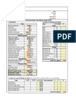 Gas Pressure Drop Calculation Using SCFM: Pipe Valves