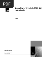 Superstack Ii Switch 3300 SM User Guide: Part No. Dua1698-7Aaa01 Published May 2000