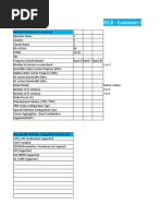 R2.0 - Customer Input Questionnaire: Network Deployment Summary