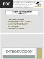 Fluidos de Produccion en Mexico