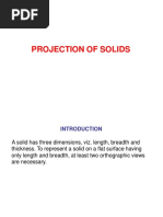 Projection of Solids