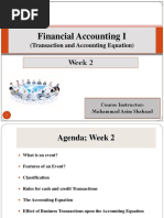 Financial Accounting 1 Week 2