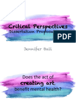 Critical Perspectives: Dissertation Proposal OGR