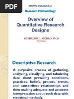 Session 4 Quantitative Research Designs